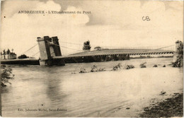 CPA ANDRÉZIEUX - L'Effondrement Du Pont (430412) - Andrézieux-Bouthéon