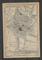 CARTE PLAN 1923 - VITRY LE FRANCOIS MARNE - HALLES - TURBINES - MOULINS - Cartes Topographiques