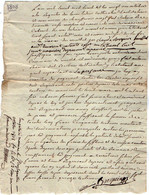 VP18.390 - MAURIAC - Acte De 1808 Concernant Mr RIXAIN à MEALLET - Manuscrits