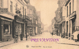 HEYST-sur-MER - Rue Du Kursaal - Carte Animée Et Circulé En 1924 - Heist