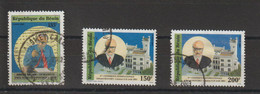 Bénin 2001 Conf Internationale De Physique 956DT-956DV 3 Val Oblit. Used - Bénin – Dahomey (1960-...)