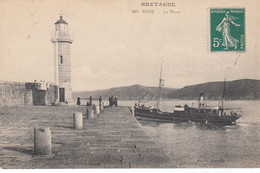 France - Phare - Binic - Le Phare - Circulée 19/08/1912 - Vuurtorens