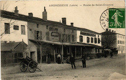 CPA AK ANDRÉZIEUX Loire - Route De St-ÉTIENNE (430677) - Andrézieux-Bouthéon