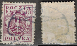 POLEN POLOGNE POLAND 1919 Mi 103 USED - Oblitérés