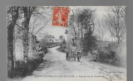 87   SAINT GERMAIN LES BELLES  ATTELAGE   BON ETAT VOIR LES 2 SCANS - Saint Germain Les Belles