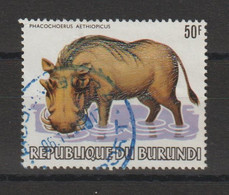 Burundi 1982 Faune Phacochère Yvert 858 Oblit. Used - Used Stamps