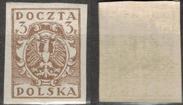 POLEN POLOGNE POLAND 1919 Mi  89 (*) - Usados