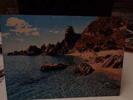 Cartolina Caminia Prov Catanzaro 1970 Spiaggia , La Scogliera - Catanzaro
