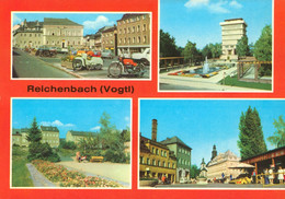 DDR Mehrbild AK Um 1979 Reichenbach Im Vogtland Mit Markt, Bahnhofstraße Ecke Roßplatz U.a. - Reichenbach I. Vogtl.