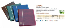 27 SVAR - Cartella Atena - Modello Economico Colore - Rosso - Anelli Diametro 20 - Raccoglitori Per Buste