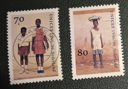 Nederland - NVPH - 1690 En 1691 - 1996 -  Gestempeld - Cancelled - 50 Jaar UNICEF - Used Stamps