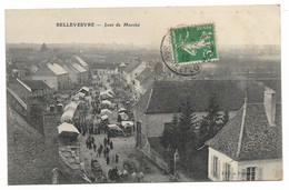 CPA 71 SAÔNE Et LOIRE  BELLEVESVRES  Jour De Marché - Sonstige & Ohne Zuordnung