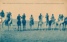 Afrique Occidentale Mauritanie , Tirailleurs Sénégalais  ( Scan Recto Et Verso ) - Mauritanie