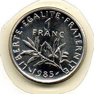 France - 1 Franc 1985   - FDC  Scellée - Autres & Non Classés