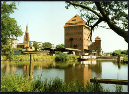 F4201 - TOP Demmin Hafen Kirche - Bild Und Heimat Reichenbach - Demmin