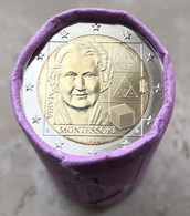 ITALIA 2020 MONETA 2 EURO FDC IPZS 150° NASCITA MARIA MONTESSORI Da Rotolino Zecca - Sammlungen