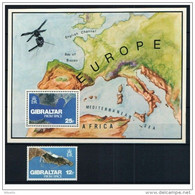 HB EUROPA  ///  GIBRALTAR   1978  Yv. BL 5** + 371** MNH - Gibraltar