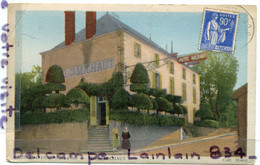 - AIGNAY Le DUC - ( Cote-d'Or ), Hôtel MICHAUT, Cliché Rare En Couleur, épaisse, écrite, 1939, TBE, Scans. - Aignay Le Duc