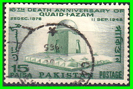 PAKISTAN -&- SELLO AÑO 1964 ANIVERSARIO DE LA MUERTE DEL FUNDADOR DE PAKISTAN MUHAMMAD ALI JINNAH - Pakistan