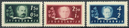 Jugoslawien, 1948, (Mi.Nr.545/7), Akademie Von Zagreb; Gelehrte ** - Unused Stamps