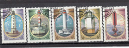 Russie - Oblitéré - Phares, Lighthouse, Leuchtturm. - - Faros