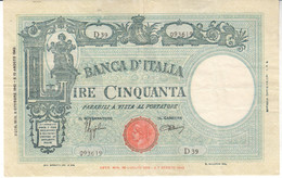 9919--ITALIA  LIRE  CINQUANTA    AGOSTO  1943 - 50 Liras