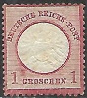 Germany 1872  Sc#17  1gr  Large Shield  MLH   2016 Scott Value $75 - Neufs