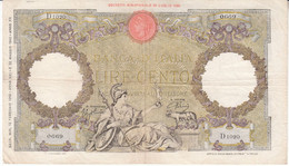 9921--ITALIA  LIRE  CENTO     1942-43 - 100 Liras