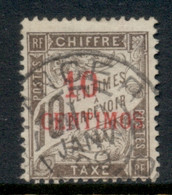 French Morocco 1896 Postage Due 10c On 10c FU - Timbres-taxe