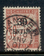 French Morocco 1896 Postage Due 30c On 30c FU - Timbres-taxe