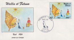 Enveloppe  FDC  1er  Jour    WALLIS  ET  FUTUNA     Noël    1984 - FDC