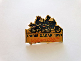 PINS  MOTO YAMAHA  PARIS DAKAR 1991 Victoire YAMAHA / 33NAT - Motos
