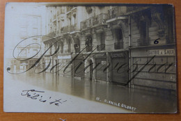 Paris D75 Arr. 12. Carte Photo N° 18 Reu Emile Gilbert  Inondation Des Maison RPPC - Distretto: 12