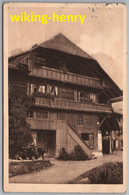 Wimmis - S/w Haus In Wimmis Im Simmental 1   Gelaufen 1914 Aus Der Serie Schweizer Bauernhäuser - Wimmis