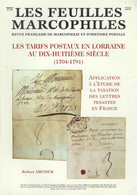 Les Tarifs Postaux En Lorraine Au XVIII ème Siècle - Philatélie Et Histoire Postale