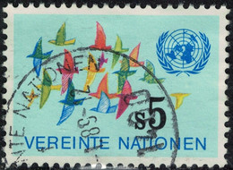 Nations Unies 1979 Oblitéré Used Oiseaux Et Logo ONU Vienne SU - Oblitérés