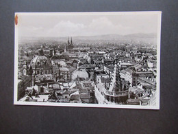 Foto AK Deutsches Reich Ostmark Wien Panorama Auslandskarte In Die Schweiz Maschinenstempel Wien 101 - Wien Mitte