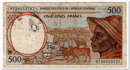 CENTRAL AFRICAN STATES,EQUATORIAL GUINEA,500 FRANCS,1994,P.501N,FINE - Other - Africa