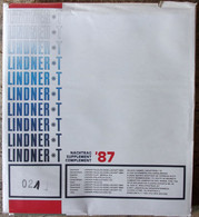 Lindner - Feuilles OMNIA NOIRES REF. 021 P (5 Cases) (paquet De 10) - Albums, Binders & Pages