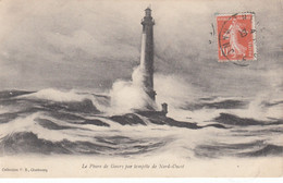 France - Phare - Le Phare De Goury Par Tempête Di Nord-Ouest - Circulée - Lighthouses