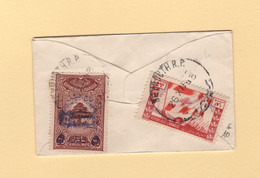 Liban - Beyrouth - 1948 - Par Avion Destination France - Timbre Fiscal Surtaxe Armee - Líbano