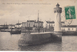 France - Phare - Port-Haligen - Le Phare De L'entrée Du Port - Circulée - Fari