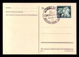 DR Postkarte MINDELHEIM - 28.3.43. - Mi.843 - Fundsbergstadt 610 M - Brieven En Documenten