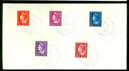 Nederland 1949 Verzamelblad Met Serie Cour Internationale De Justice NVPH D20-D24   (12.097u) - Dienstmarken