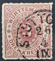 WÜRTTEMBERG 1869 - Canceled - Mi 38 - Usados