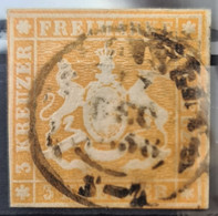 WÜRTTEMBERG 1857 - Canceled - Mi 7 - Used