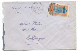 SP COVER ENVELOPPE AOF SURCHARGE HAUTE VOLTA / OUAGADOUGOU POUR ROCHEFORT SUR MER FRANCE - Covers & Documents