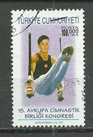 Turkey; 1997 15th General Meeting Of The Union European Gymnastics - Oblitérés