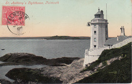 Royaume Uni - Phare - Falmouth -  Le Phare  - Circulée - Faros