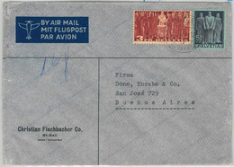 64073 - SWITZERLAND  - POSTAL HISTORY: COVER From ST GALLEN To ARGENTINA 1947 - Lettres & Documents